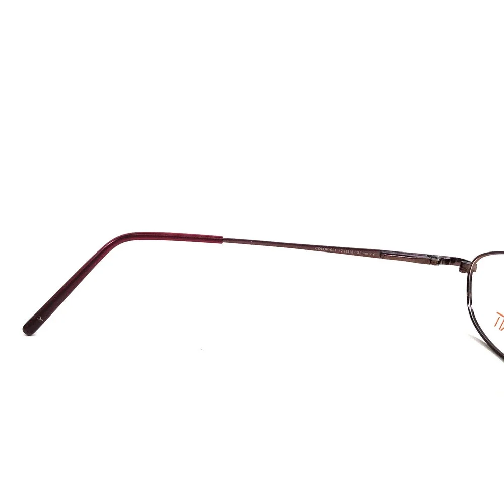 Espirit Petite Eyeglasses Frames 9190 031 Polished Purple Wire Rim 47-18-135
